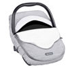 Picture of Yoofoss Baby Car Seat Cover Winter Carseat Canopies Cover to Protect Baby from Cold Wind, Super Warm Plush Fleece Baby Carrier Cover for Infant Boys Girls (Gray)