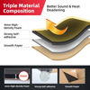 Picture of AggSound Roll Pack Universal Sound Deadener for Cars Auto Sound Deadening Closed Cell Foam Noise Deadening Material-Heat Hood Shield Insulation Dampening Mat 157mil 6sqft