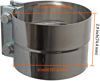 Picture of Exhaust Band Clamp 4 Inch Lap Joint Exhaust Pipe Muffler Clamp Band 304 Stainless Steel(4 Pack 4" Lap Joint Exhaust Clamp)