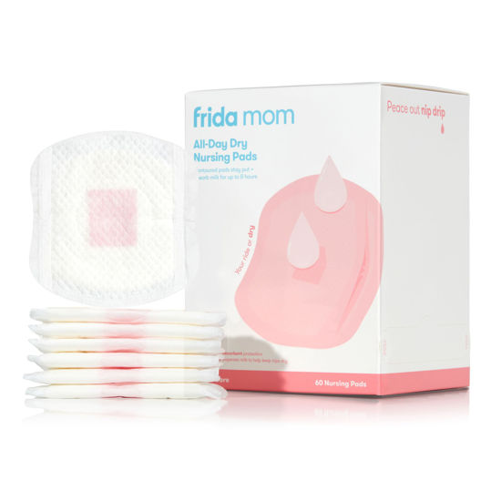 Picture of Frida Mom Nursing Pads, Disposable Nursing Pads with Ultra Absorbency, and Soft Texture, Breastfeeding Essentials, 60ct