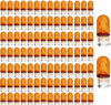 Picture of Kadiby 100 Pack 194A 194Amber 194na Miniature Bulb Yellow Orange Light T10 2825 168 W5W Car Automotive Brake Mini Tail Bulb 147 152 158 159 161 184 192 193 259 280 285