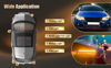 Picture of Kadiby 100 Pack 194A 194Amber 194na Miniature Bulb Yellow Orange Light T10 2825 168 W5W Car Automotive Brake Mini Tail Bulb 147 152 158 159 161 184 192 193 259 280 285