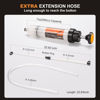 Picture of FOUR UNCLES 200cc Fluid Extractor & Fill Pump for Automotive Use - Oil Syringe with a 23" Hose & Two 12" Extension Tubes for Easy Oil Change