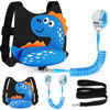Picture of Accmor Toddler Harness Leash with Anti Lost Wrist Link, Cute Dinosaur Kids Harnesses Children Leashes, Baby Walking Harness Keep Child Close Wristband Strap for Boys Travel