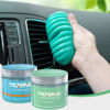 Picture of TICARVE 2Pack Cleaning Gel for Car Putty Car Slime Cleaning Car Detail Putty Tools Car Interior Cleaner Automotive Car Cleaning Kits Keyboard Cleaner Blue Green (320g/11.2oz)