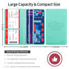 Picture of Car Registration and Insurance Card Holder - Leather Vehicle Glove Box Automobile Documents Paperwork Wallet Case Organizer for ID, Driver's License, Key Contact Information Cards - Men&Women