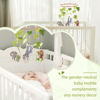 Picture of Baby Mobile for Crib Safari Nursery Mobile Handmade Jungle Baby Mobile Woodland Nursery Decor Forest Animals Crib Accessories with Lion Elephant Zebra Giraffe