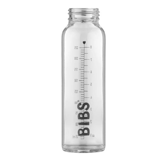 Picture of BIBS Glass Bottle - Part of Set. Mix and Match with BIBS Colorful Bottle Kits., 225 ml, Single Glass Bottle