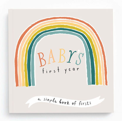 Picture of Lucy Darling Baby Memory Book, Themed Baby First Year Book, First 5 Years Journal & Photo Album for Baby Boy/Girl, Keepsake Books, Gender Neutral Memories & Milestone Book, Mom Gift - Little Rainbow