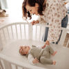 Picture of lulumoon Baby Muslin Bassinet Sheets: Cotton Bassinet Sheets Neutral for Boys and Girls - Bassinet Sheets Fitted for Oval Rectangle or Hourglass