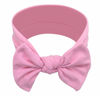 Picture of BABYGIZ Baby Girl Headbands-Infant,Toddler Cotton Handmade Hairbands with Bows Child Hair Accessories (Pink)