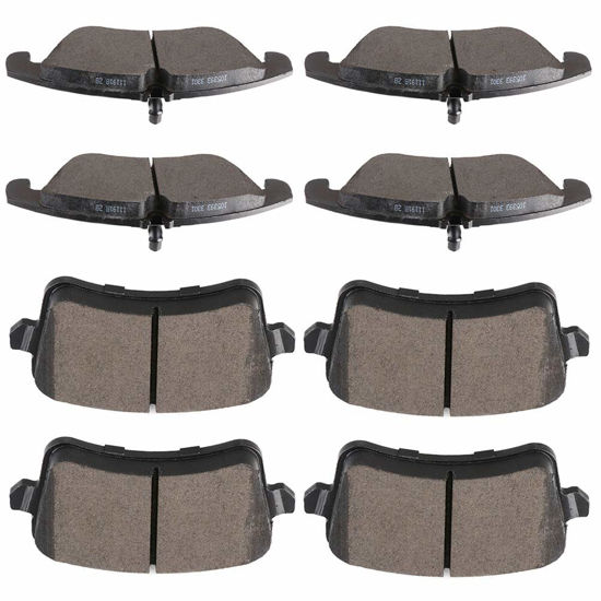 Picture of SCITOO D1322 D1386 Front Rear Ceramic Brake Pads Sets Fit For Audi A4 / A4 Quattro / A5 / A5 Quattro/allroad / Q5 / S5