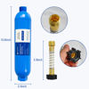 Picture of Hourleey 2 Pack RV Inline Water Filter with 2 Flexible Hose Protector, Reduce Bad Taste, Odors, Rust, Fluoride, Chlorine and Sediment in Drinking Water, Dedicated for RVs Campers Marines