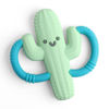 Picture of Itzy Ritzy Cactus-Shaped Baby Teether with Handles; Silicone Teether for Babies with Easy-Grab Handles and Textured, Teethable Surfaces - Baby Teething Toy for 3 Months & Up (Cactus)
