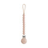 Picture of mushie 100% Silicone Baby Pacifier Clip BPA Free | Hera (Blush)