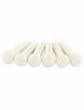Picture of Metallor Guitar Bridge Pins String Pegs for Acoustic Guitar Parts Replacement Set of 6 Pieces White.