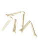 Picture of Metallor Guitar Bridge Pins String Pegs for Acoustic Guitar Parts Replacement Set of 6 Pieces White.