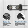 Picture of LLOOC Cabinet Locks for Babies,8 Pack U-Shaped Child Locks for Cabinets, Baby Proofing Cabinets, Child Proof Cabinet Latches,Child Safety Cabinet Locks with Adjustable (Black)