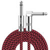 Picture of Sovvid Guitar Cable 10ft, Professional Instrument Cable Electric Guitar AMP Cord, 1/4 inch TS Cable for Guitar Bass Mandolin Keyboard and Pro Audio (Red)