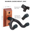 Picture of Neboic 3 Pack Guitar Wall Mount, Wood Guitar Wall Hanger, Guitar Hook, Guitar Accessories for Acoustic Electric Bass Guitar Ukulele Banjo Mandolin