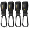 Picture of 4Pack Universal Baby Stroller Hooks Clips for Hanging Bags and Shopping,Convenient Stroller Straps Accessories Perfect for Uppababy, Babyzen Yoyo, Britax, Bugaboo, Bob, Buggy, Shopping Cart（Black）