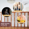 Picture of Banister Guard for Baby - 15ft x 3ft, Child Safety Net, Rail Balcony Banister Stair Mesh for Kids, Toys, Pets - Dark Brown…