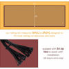 Picture of Banister Guard for Baby - 15ft x 3ft, Child Safety Net, Rail Balcony Banister Stair Mesh for Kids, Toys, Pets - Dark Brown…