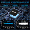 Picture of LZSIG Mini Audio Mixer,Stereo Line Mixer for Sub-Mixing,Ultra Low-Noise,4-Channel,Dynamic Microphone Independent Control, 1/4" & 1/8" TRS Output and Input,for Guitars,Bass,Keyboards (Small(4-Channel))