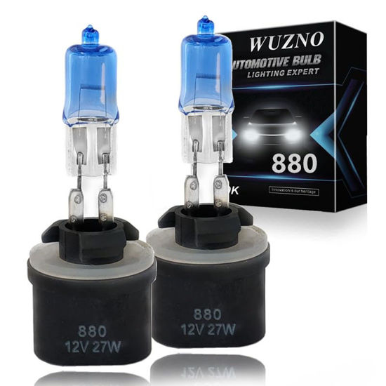 Picture of 880 Halogen Headlight Bulb/Fog Light 12V 35W White 5000K Light Headlamp Super Bright