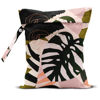 Picture of zcyxuuw Wet Dry Bag for Swimsuit, Travel, Beach, Pool, Stroller, Diapers, Dirty Yoga Gym Clothes, Makeup Bag, Waterproof Tropical Palm Leaves Decor Jungle Palm Leaf Favors