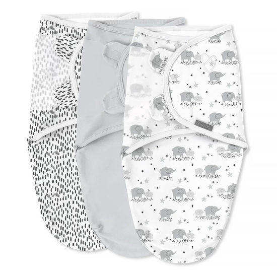 Picture of SwaddleMe Original Swaddle - Size Small/Medium, 0-3 Months, 3-Pack (Mama & Me) Easy to Use Newborn Swaddle Wrap Keeps Baby Cozy and Secure and Helps Prevent Startle Reflex