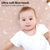 Picture of FIEMOL Baby Crib Sheets Girl, 3 Pack Toddler Bed Sheets for 52”x28” Standard Toddler Mattresses, Soft Microfiber Fitted Crib Sheets Pink Stars