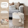 Picture of Goodpick Woven Rope Basket 15.8 x 13.8 inches, Toy Storage Basket for Organizing, Blanket Basket Living Room, Cloth Basket Storage Bin for Playroom, Shoe Basket Organizer