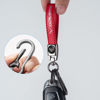 Picture of TACOMA Genuine Leather Car Keychain Fit for Corvette C4 C6 C5 C7 C8 Z06 Key Chain for Men and Women Family Present Key Ring Accessories(Red)