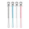 Picture of Pacifier Clips for Boys Girls - MORIBOX 4 Pack Paci Clip Soothe Baby Binky Holder for Shower Birthday Gift
