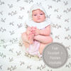 Picture of LollyBanks Muslin Swaddle Blanket | 100% Cotton | Newborn and Infant Blanket | Large 47 x 47 inches for Girls | Light Weight and Breathable | Mallard Duck Prints