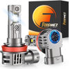Picture of Fahren H11/H9/H8 fog Light Bulbs, Upgraded 24000LM 700% Brighter 6500K H9 Bulbs, Mini Size IP68 Waterproof H8 Light with 20000RPM Silent Fan, Plug and Play, Pack of 2