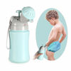 Picture of ONEDONE Portable Potty Baby Child Potty Urinal Emergency Toilet for Camping Car Travel and Kid Potty Pee Training (Blue)