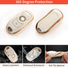 Picture of RUABIBAN for Buick Key Fob Cover with Keychain, Soft TPU Key Case Protection Shell Fit for Buick Encore Enclave Envision
