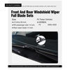 Picture of Replacement for Honda Fit 2009-2020 Silent Wipers -FAPIUO Front and Rear Windshield Wipers 28"/14"+14" Full Blade Set (3 Pack)