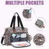 Picture of Tuwubi Diaper Bag Tote,Diaper Bag backpack with Pacifier Case Large Travel Diaper Tote for Mom and Dad Multifunction Large Baby Bag - Leopard Print