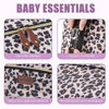 Picture of Tuwubi Diaper Bag Tote,Diaper Bag backpack with Pacifier Case Large Travel Diaper Tote for Mom and Dad Multifunction Large Baby Bag - Leopard Print