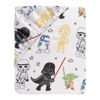 Picture of Lambs & Ivy Star Wars Classic Polyester Fitted Crib/Toddler Sheet - Yoda/Darth Vader