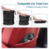 Picture of Kincown Car Trash Bin, 2 Packs Pop-up Car Trash Can, Medium-Sized Collapsible Car Garbage Can with Elastic Band Hanging, Double-Layer Washable Vehicle Trash Can for Car, Velcro Car Waste Basket Bin