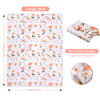 Picture of Muslin Carseat Cover for Babies, Metplus Breathable Infant Carseat Cover Lightweight Baby Carrier Cover for Girls Boys, Fit Spring Summer/Hot Days/Warm Weather, Pink Floral