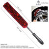 Picture of bzczh Metal Free Soft Wheel Cleaner Brush, Synthetic Wool Car Cleaning Brush, Highly Water Absorption, Dense and Durable Tire Brush for Cleaning Wheels, Rims, Spokes, Fenders, Engines…