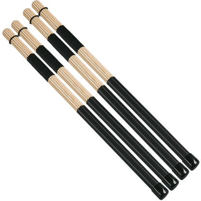 Picture of Jazz Drum Sticks Drumsticks Bamboo Punk Drum Sticks for Jazz Folk Music (4)