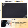 Picture of Invech 4 x 5.3 Ft Drum Rug, Drum Mat with Non-Slip Grip Bottom, Soundproof Drum Floor Mat for Electrical Drum, Drum Accessories Gift for Drummers (Design Black)