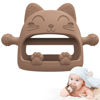Picture of Baby Teether-Teething Toys for Babies 6-12 Months-Baby Must Haves for Teething Relief, Hand Teethers for Babies,Teething Mitt with Cute Cat Shape Baby Toys 6 to 12 Months,Ideal Gifts for Baby Shower