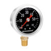 Picture of MEASUREMAN 1-1/2" Dial Size Black Dial, Glycerin Filled Fuel Pressure Gauge, 304 Stainless Steel case, 0-60Psi, -3-2-3%, 1/8"NPT Lower Mount
